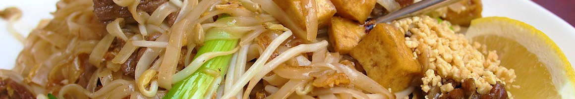 Eating Thai at Thai Air Cuisine restaurant in Beaumont, CA.